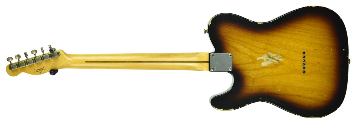 Fender Custom Shop 1950s Telecaster Relic 1 Piece Ash Body Two Tone Sunburst R104600