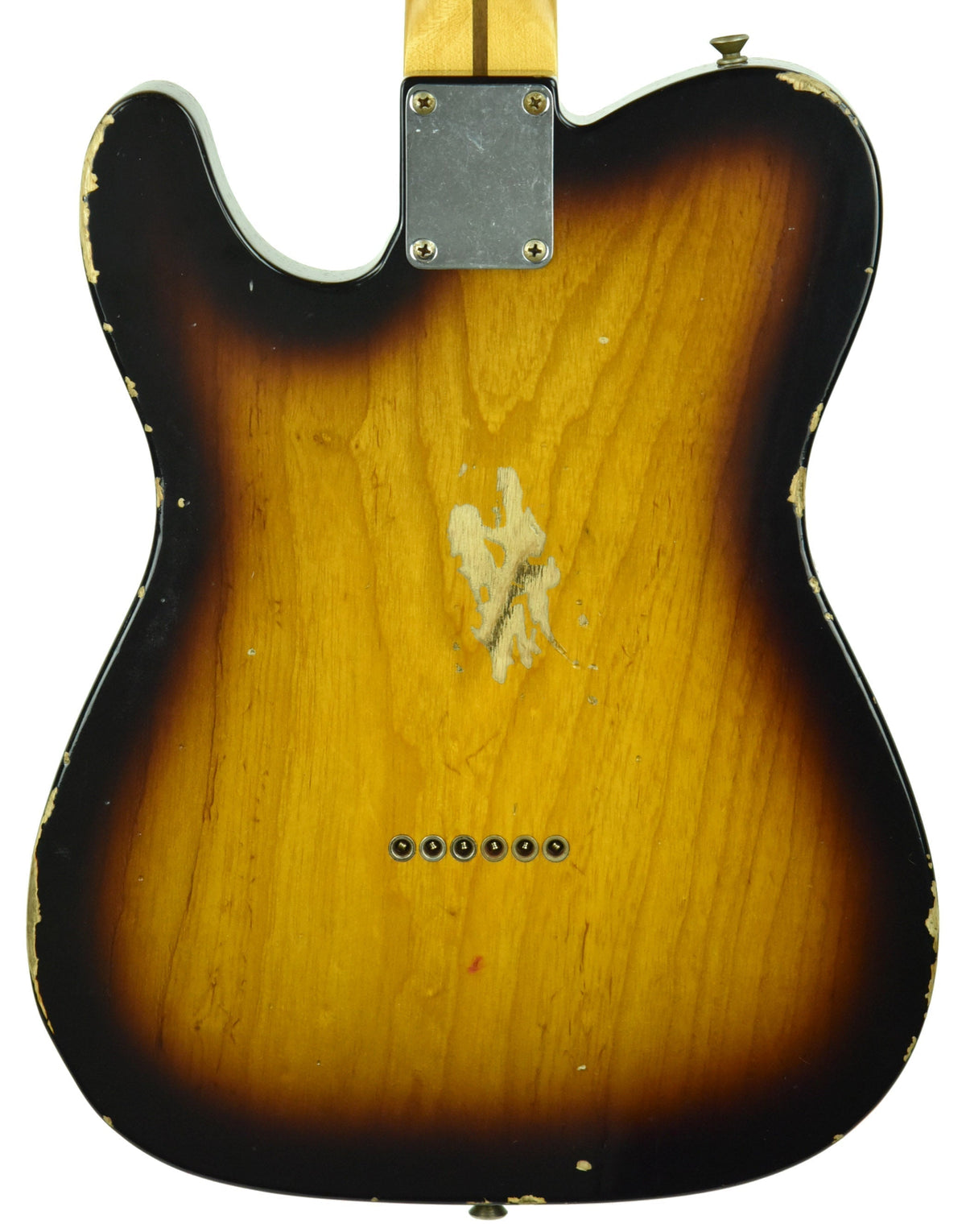 Fender Custom Shop 1950s Telecaster Relic 1 Piece Ash Body Two Tone Sunburst R104600