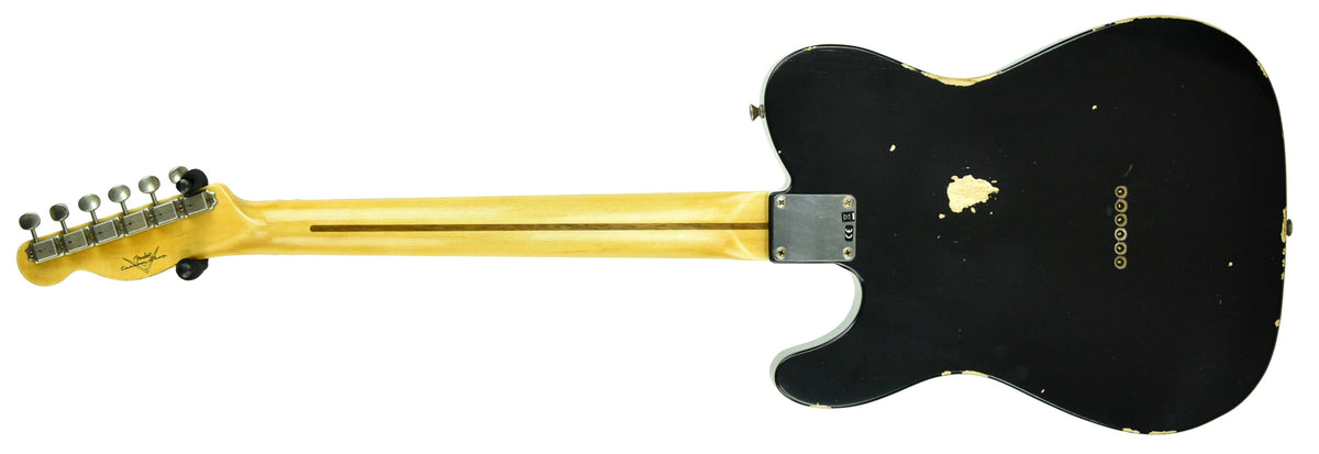 Fender Custom Shop 50s Telecaster Relic 1 Piece Ash in Black R105784
