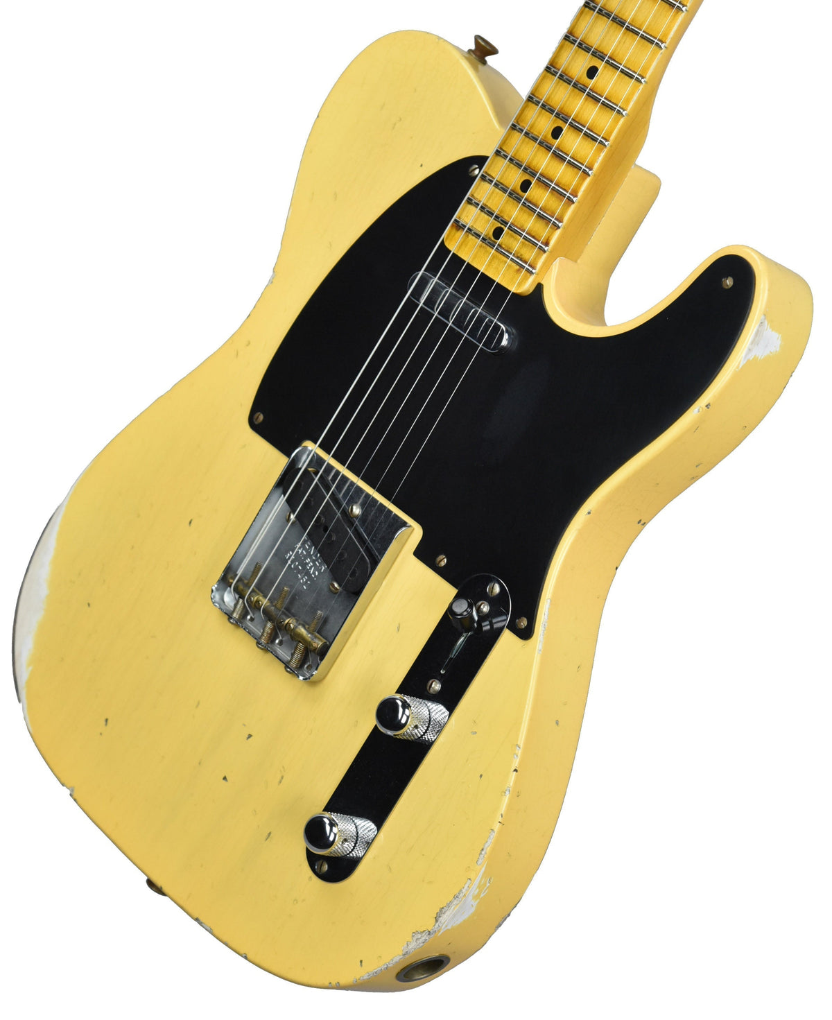 Fender Custom Shop 50s Telecaster Relic 1 Piece Ash in Nocaster Blonde R107451