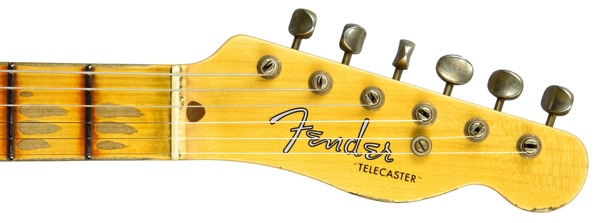 Fender Custom Shop 50s Telecaster Relic 1 Piece Ash in Nocaster Blonde R107451