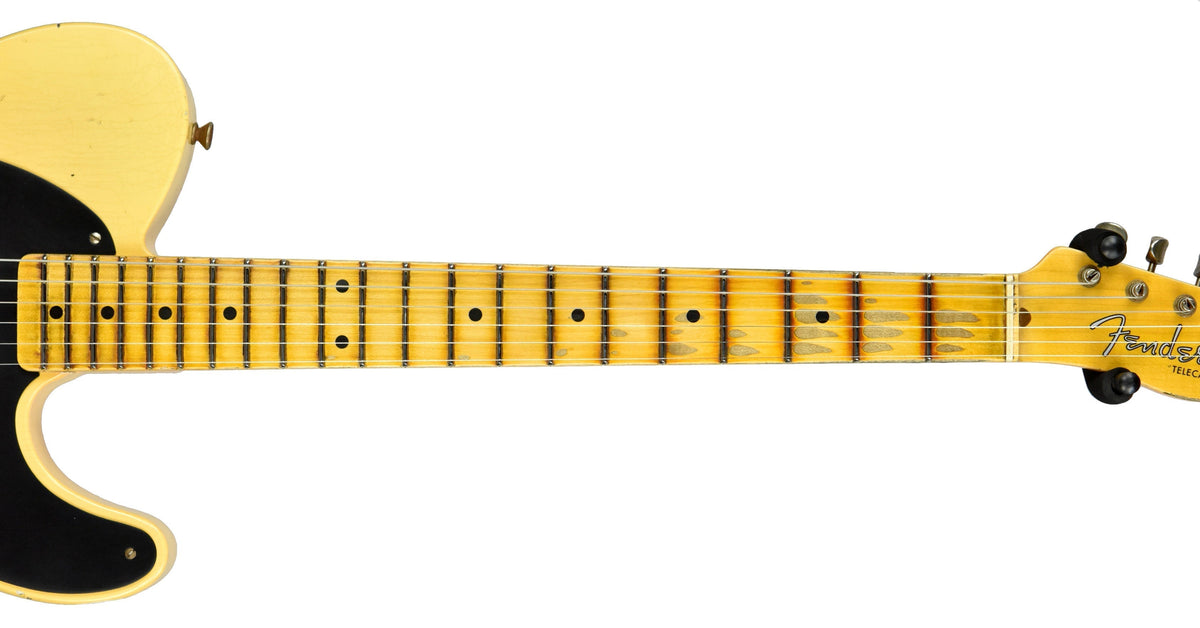 Fender Custom Shop 50s Telecaster Relic 1 Piece Ash in Nocaster Blonde R107451