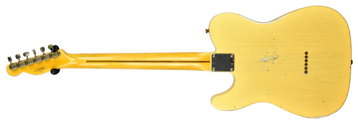 Fender Custom Shop 50s Telecaster Relic 1 Piece Ash in Nocaster Blonde R107451