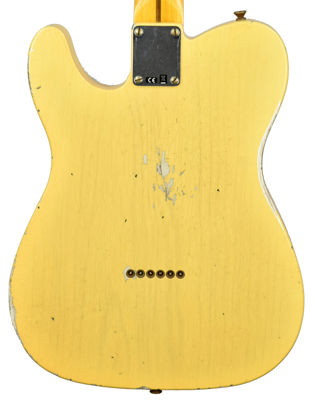 Fender Custom Shop 50s Telecaster Relic 1 Piece Ash in Nocaster Blonde R107451