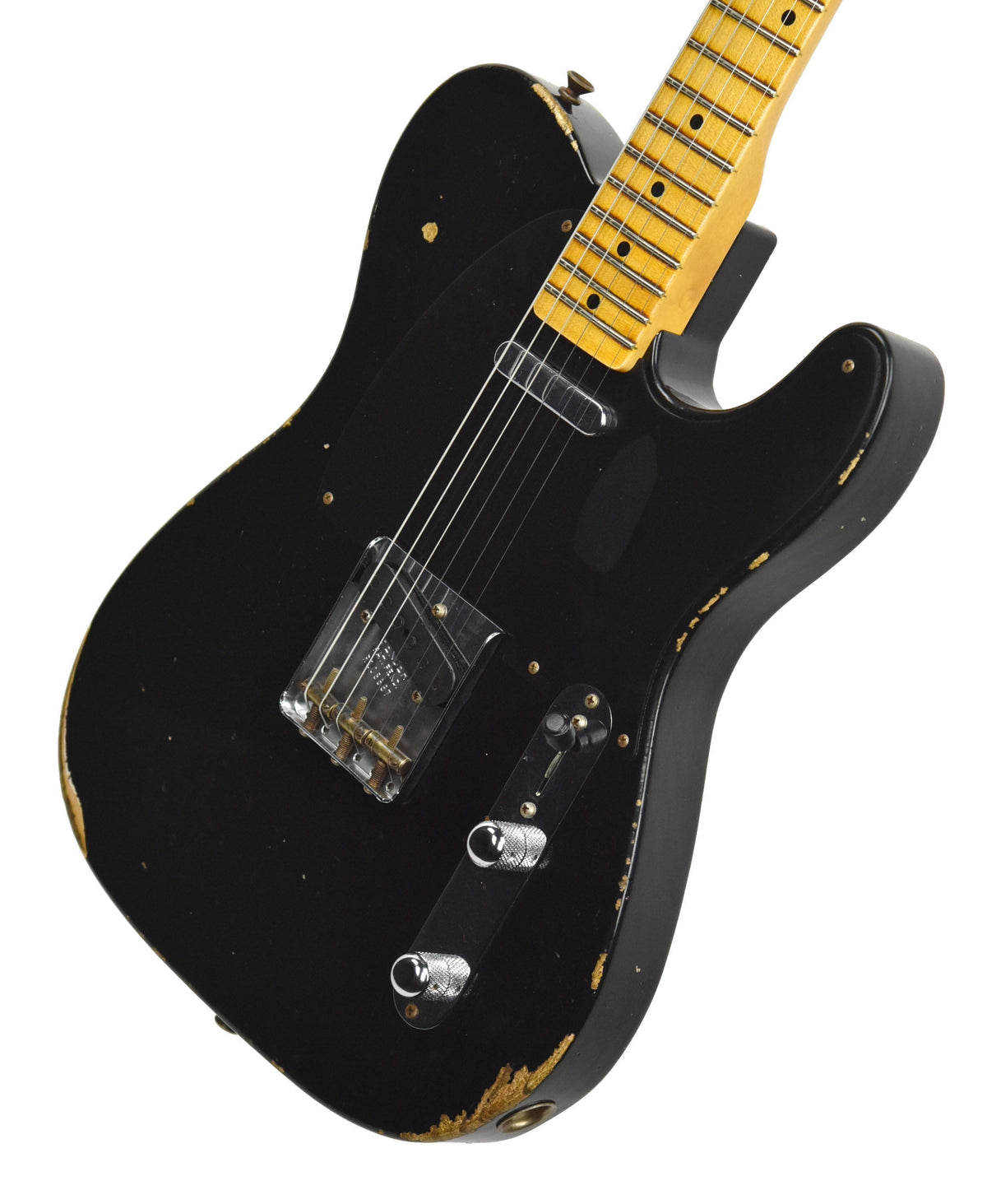 Fender Custom Shop 50s Telecaster Relic 1 Piece Ash in Black R108667