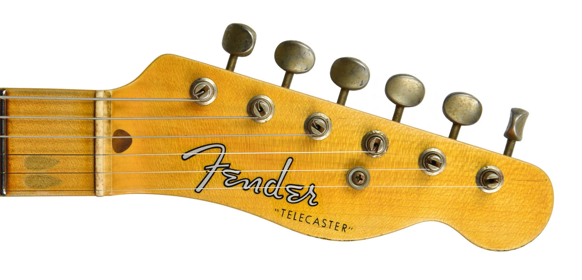 Fender Custom Shop 50s Telecaster Relic 1 Piece Ash in Black R108667