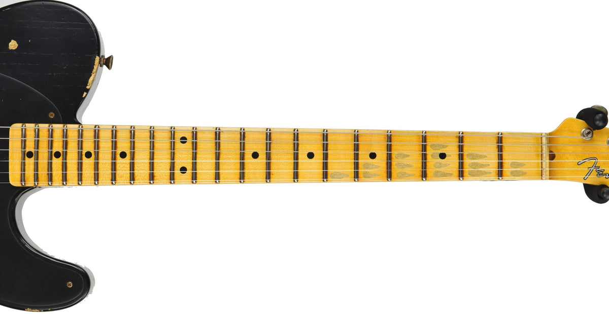 Fender Custom Shop 50s Telecaster Relic 1 Piece Ash in Black R108667