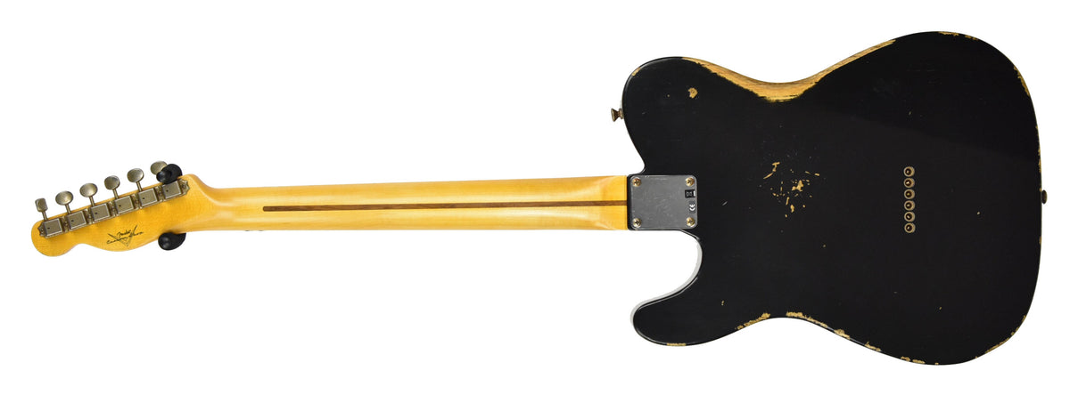 Fender Custom Shop 50s Telecaster Relic 1 Piece Ash in Black R108667