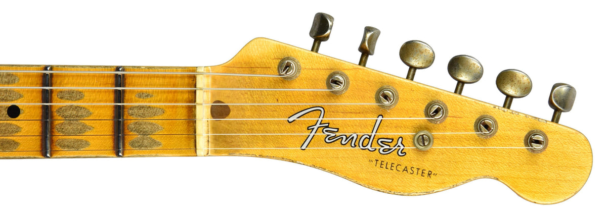 Fender Custom Shop 50s Telecaster Relic 1 Piece Ash in Black R108736
