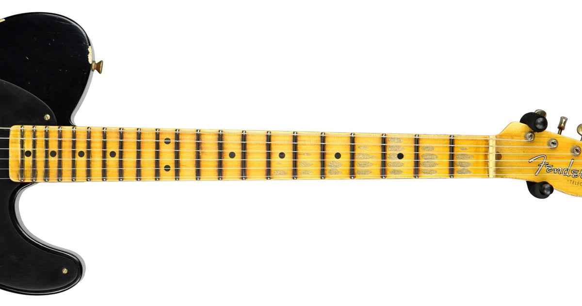 Fender Custom Shop 50s Telecaster Relic 1 Piece Ash in Black R108736