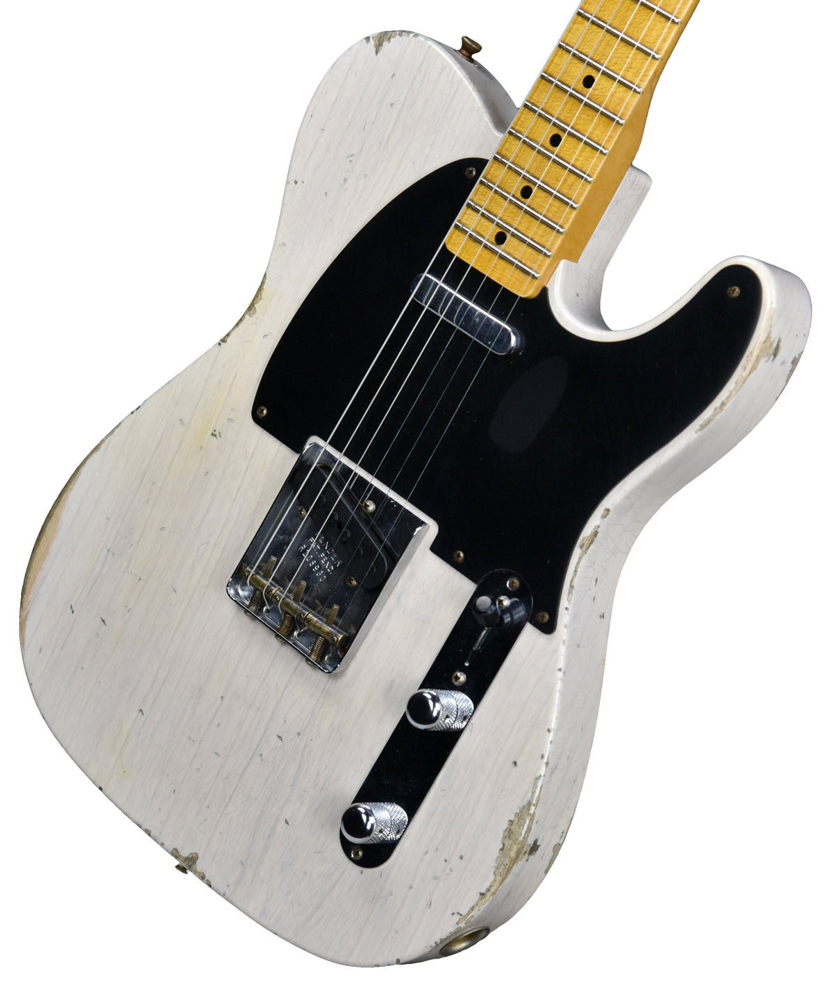 Fender Custom Shop 50s Telecaster Relic 1 Piece Ash in Aged White Blonde R108960