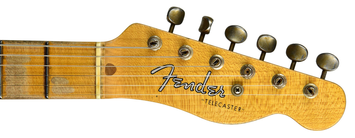 Fender Custom Shop 50s Telecaster Relic 1 Piece Ash in Aged White Blonde R108960