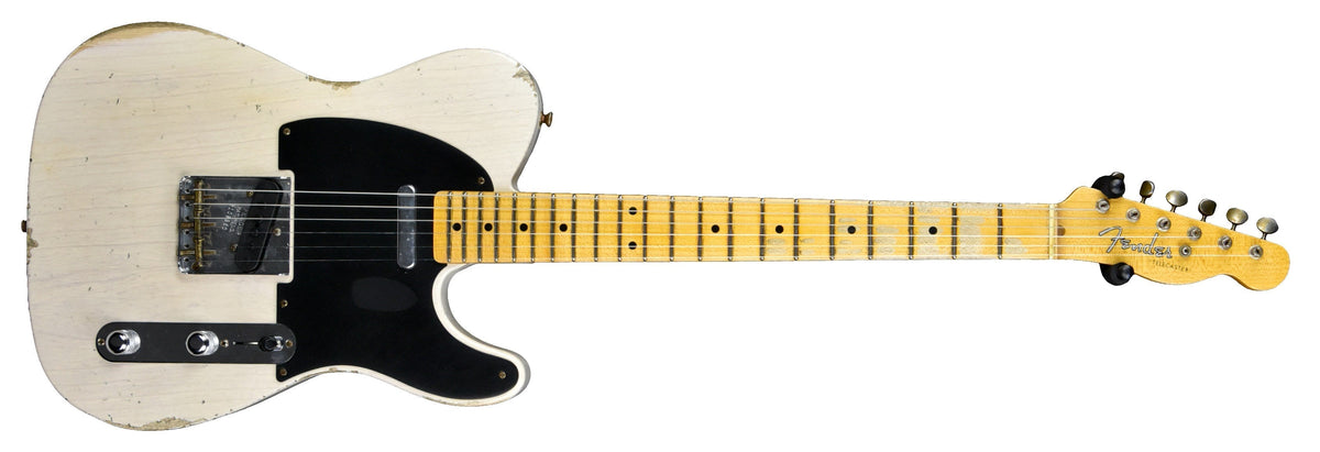 Fender Custom Shop 50s Telecaster Relic 1 Piece Ash in Aged White Blonde R108960