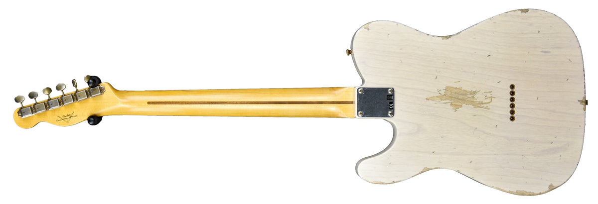 Fender Custom Shop 50s Telecaster Relic 1 Piece Ash in Aged White Blonde R108960