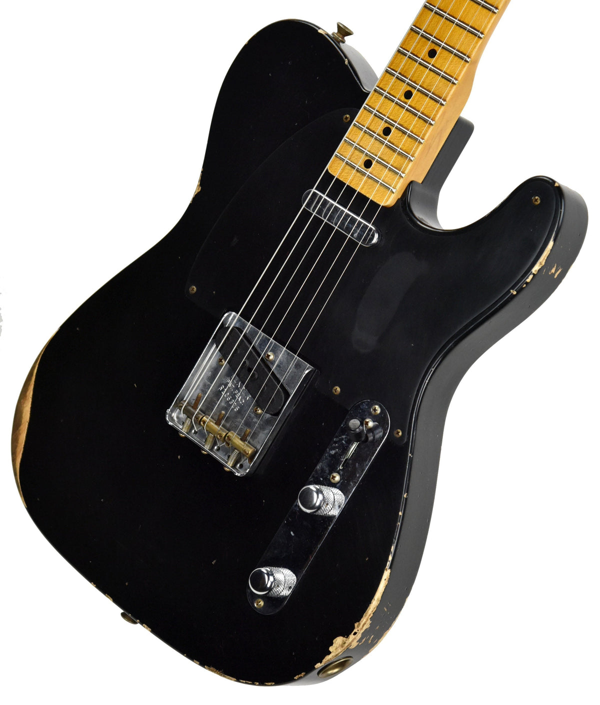 Fender Custom Shop 50s Telecaster Relic 1 Piece Ash in Black R106315