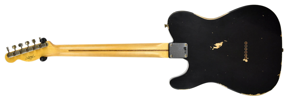 Fender Custom Shop 50s Telecaster Relic 1 Piece Ash in Black R106315
