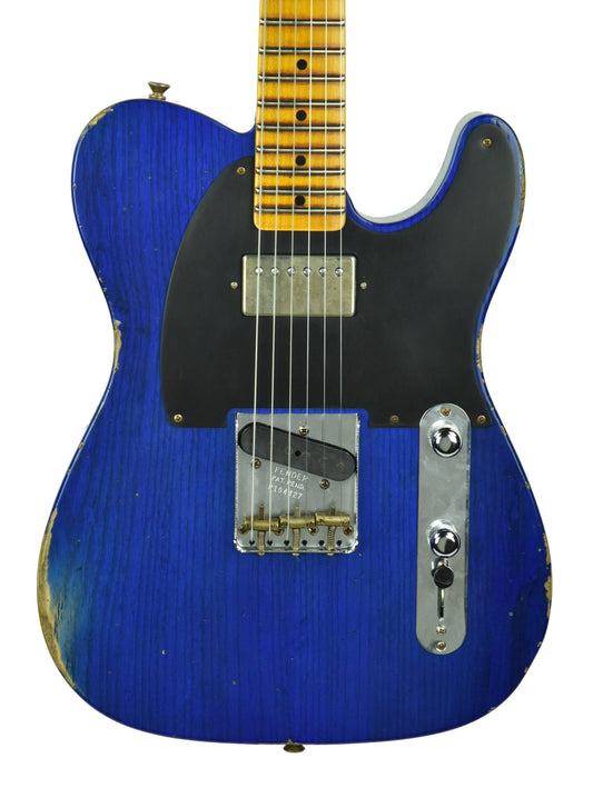 Fender Custom Shop 1952 HS Telecaster Relic in Cobalt Blue R104427