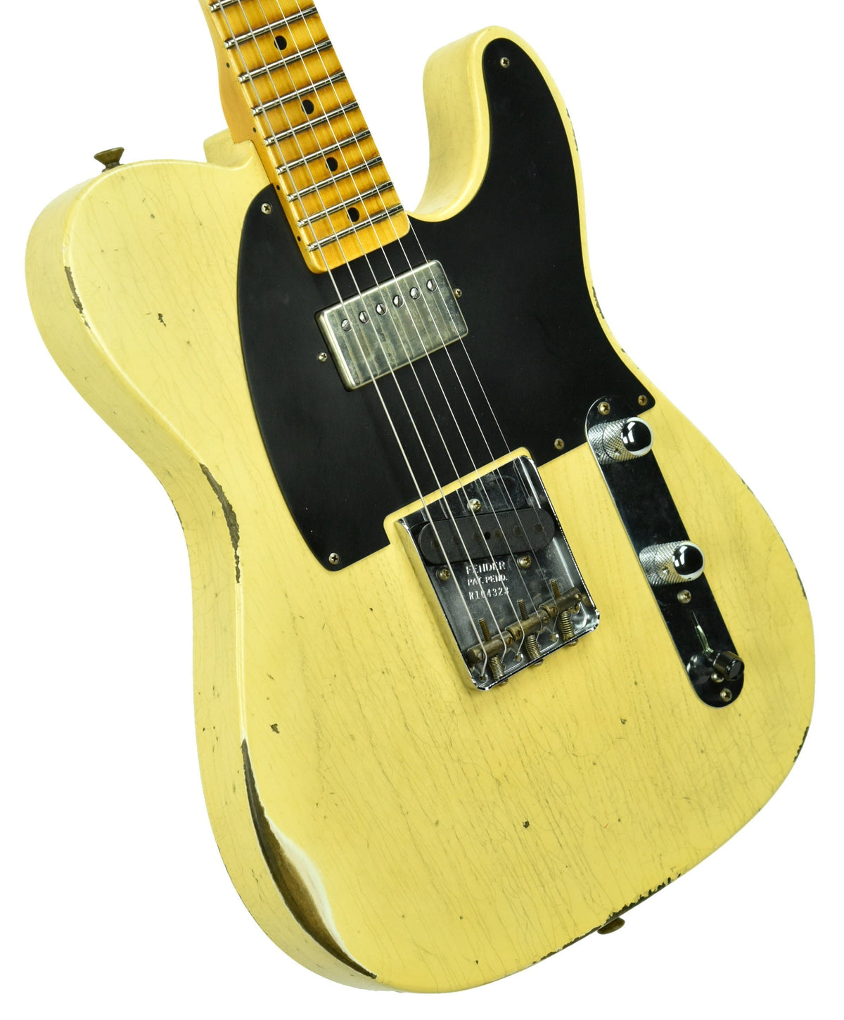 Fender Custom Shop 52 HS Telecaster Relic in Faded Nocaster Blonde R104323