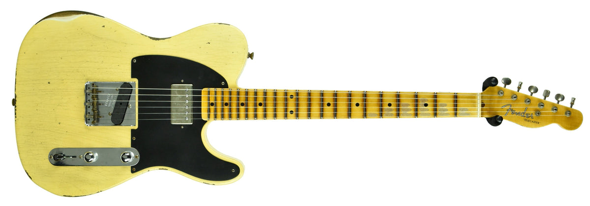 Fender Custom Shop 52 HS Telecaster Relic in Faded Nocaster Blonde R104323