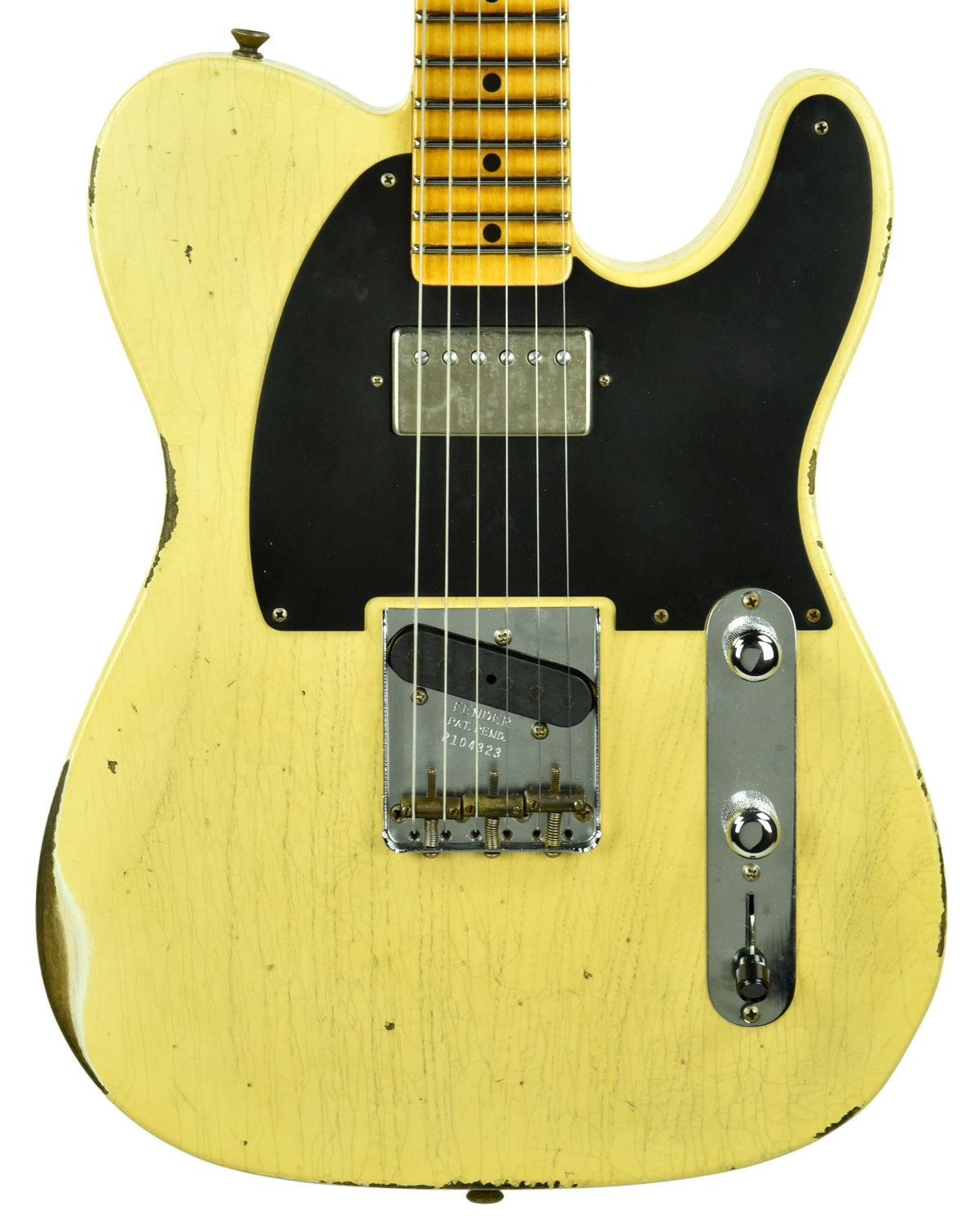 Fender Custom Shop 52 HS Telecaster Relic in Faded Nocaster Blonde R104323