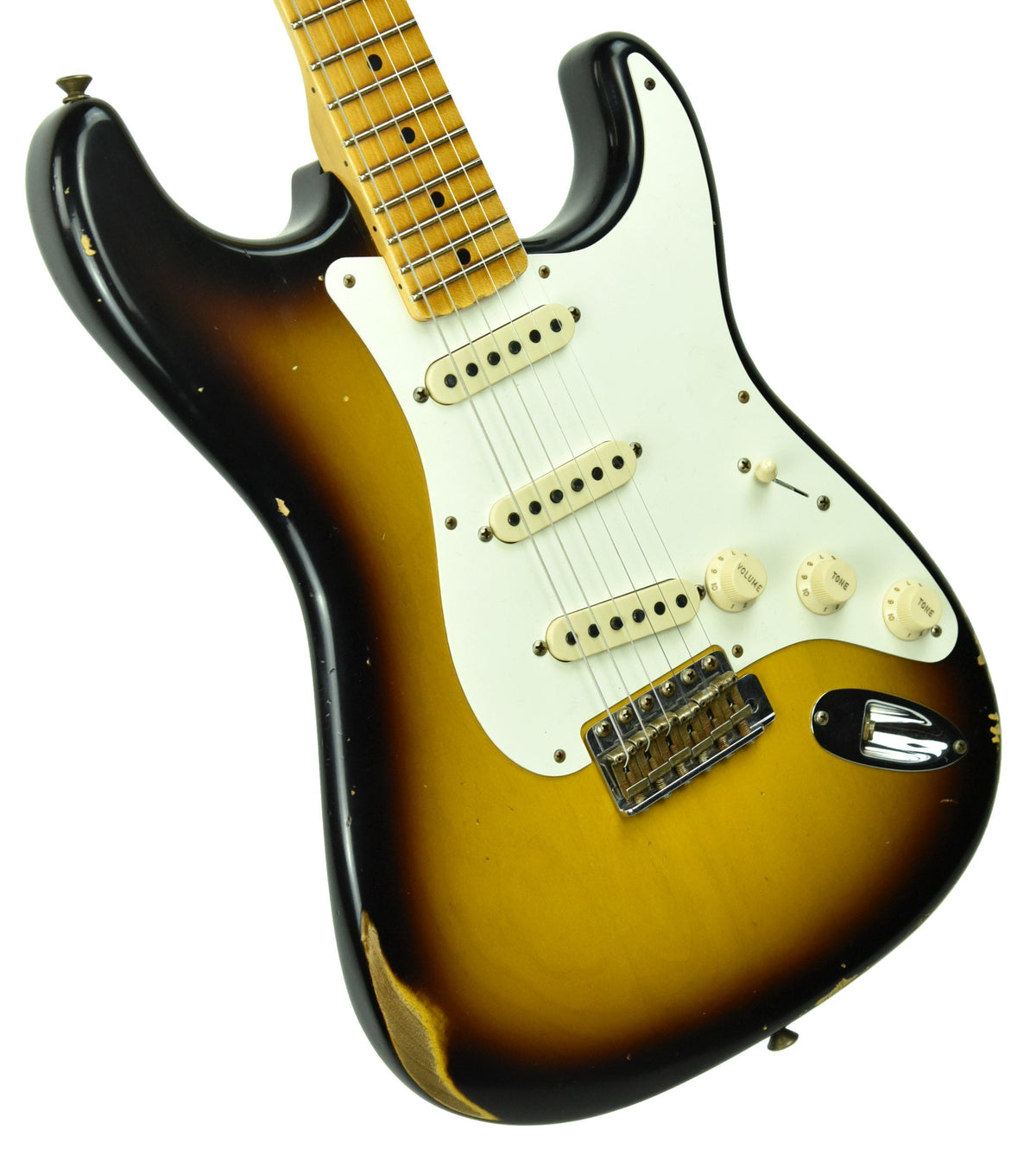 Fender Custom Shop 1957 Stratocaster Relic in Two Tone Sunburst R103323