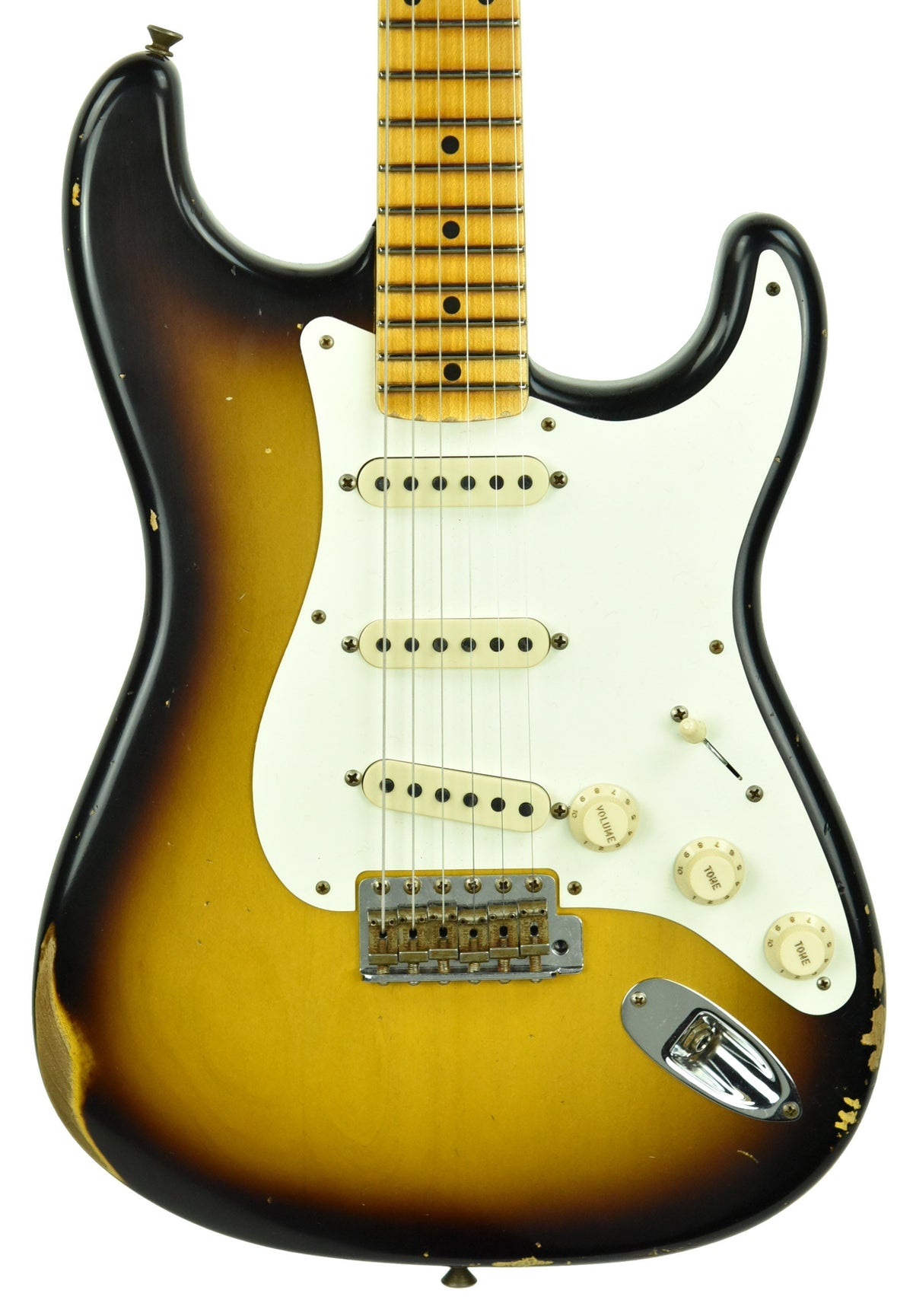 Fender Custom Shop 1957 Stratocaster Relic in Two Tone Sunburst R103323