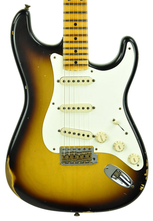 Fender Custom Shop 1957 Stratocaster Relic in Two Tone Sunburst R103323