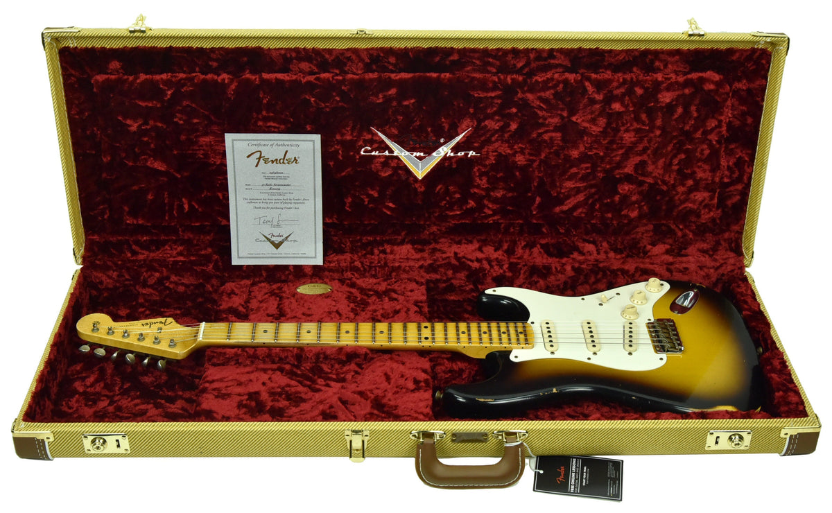 Fender Custom Shop 57 Stratocaster Relic in Two Tone Sunburst R102179