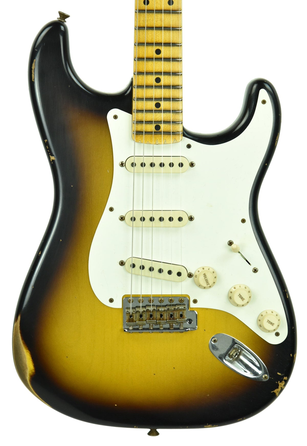 Fender Custom Shop 57 Stratocaster Relic in Two Tone Sunburst R102179