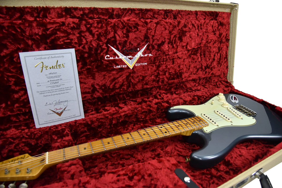 Fender Custom Shop 59 Special Stratocaster Journeyman Relic in Charcoal Frost Metallic CZ548328