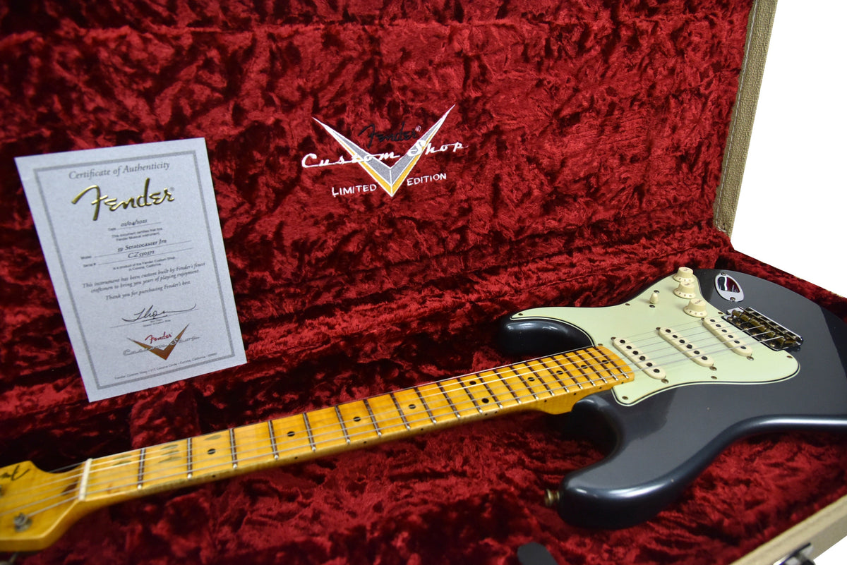 Fender Custom Shop 59 Special Stratocaster Journeyman Relic in Charcoal Frost Metallic CZ550372
