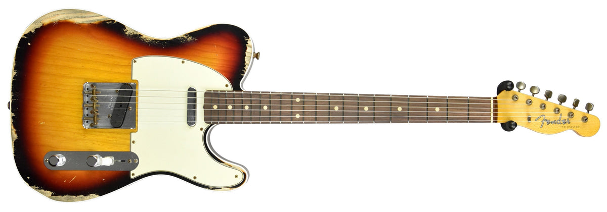 Fender Custom Shop 1960 Telecaster Custom Relic in Three Tone Sunburst R107991