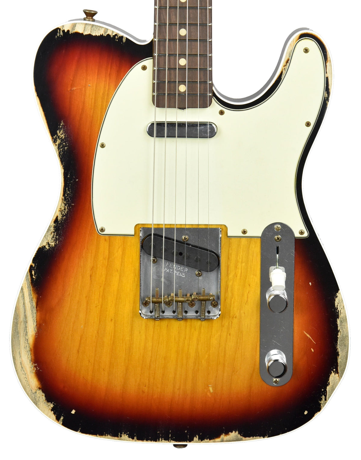 Fender Custom Shop 1960 Telecaster Custom Relic in Three Tone Sunburst R107991