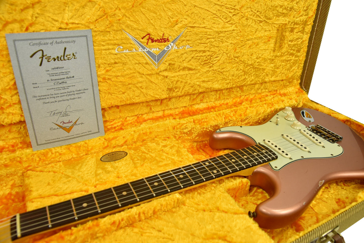 Fender Custom Shop 1961 Stratocaster Relic in Copper CZ548809