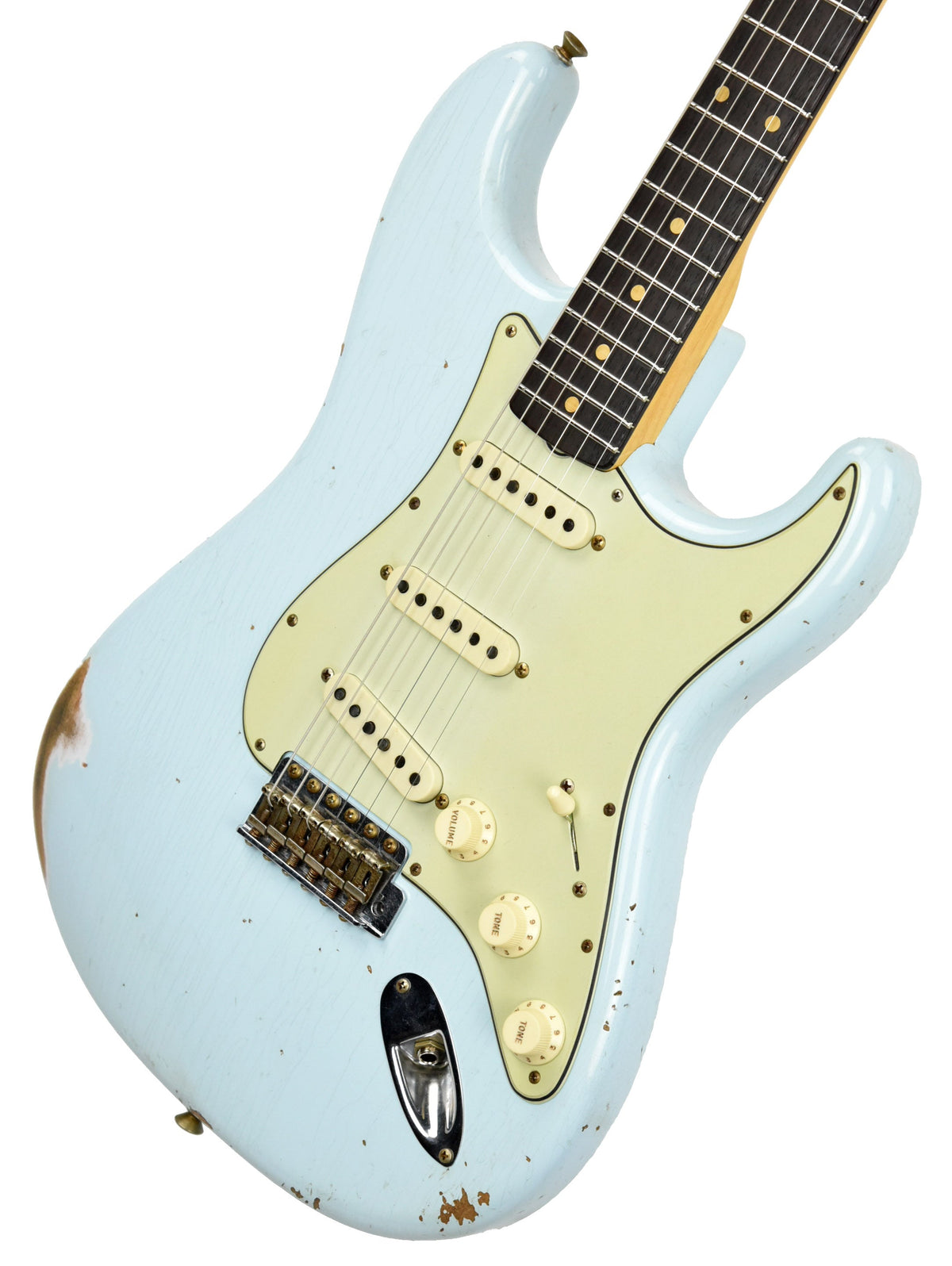 Fender Custom Shop 61 Stratocaster Relic in Sonic Blue CZ547569