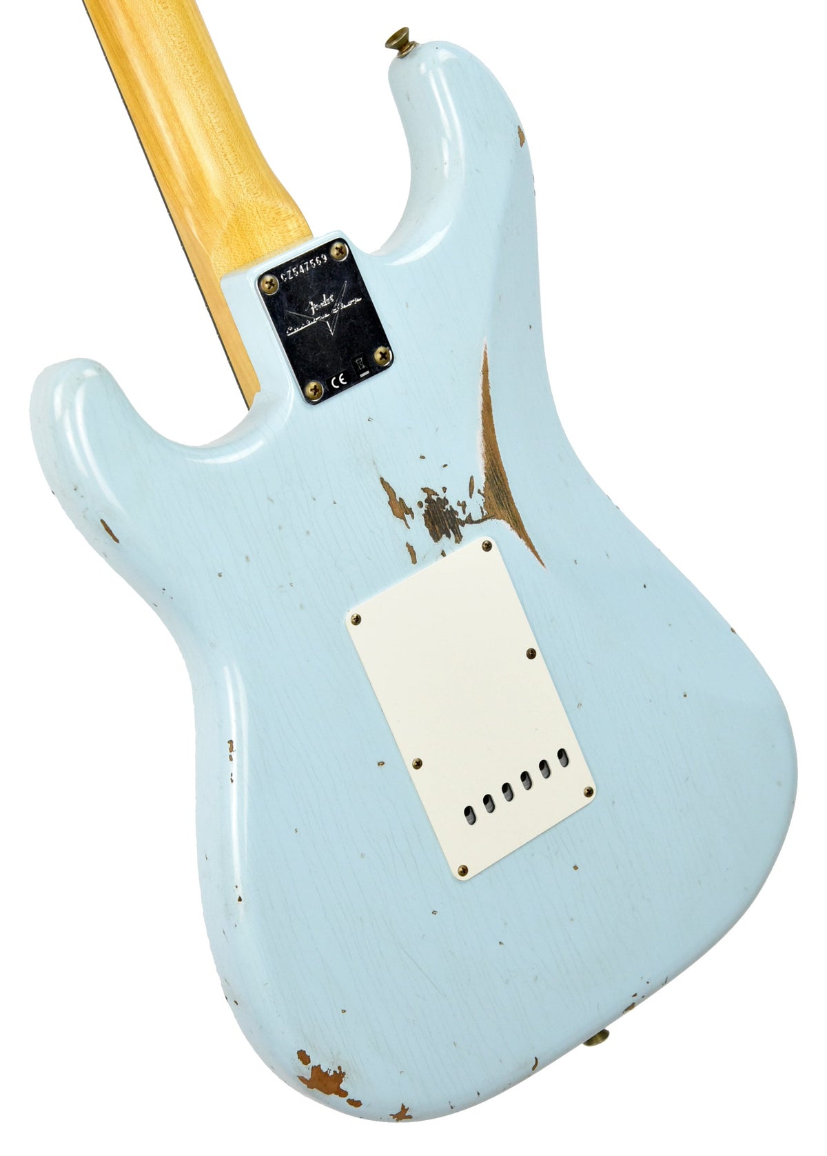 Fender Custom Shop 61 Stratocaster Relic in Sonic Blue CZ547569