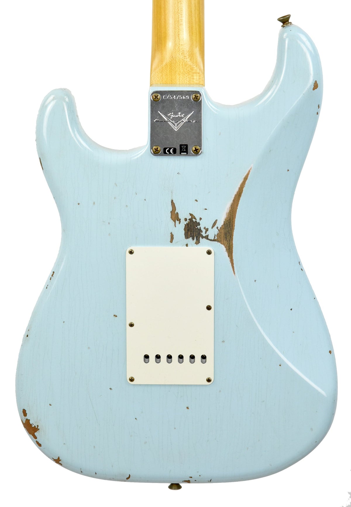 Fender Custom Shop 61 Stratocaster Relic in Sonic Blue CZ547569
