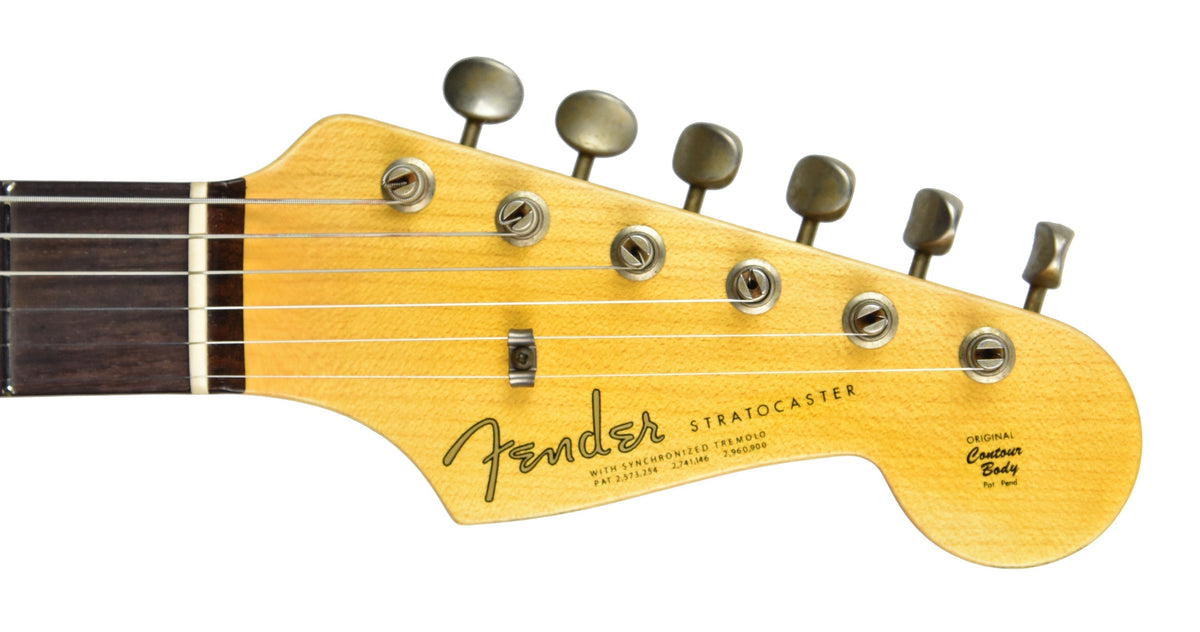 Fender Custom Shop 63 Stratocaster Journeyman Relic Chocolate Three Tone Sunburst R109960