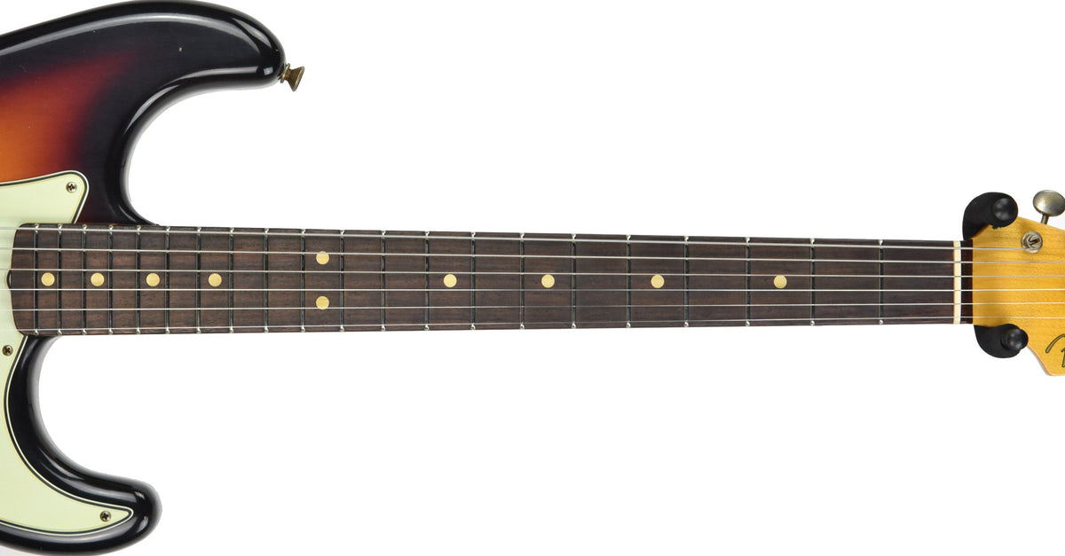 Fender Custom Shop 63 Stratocaster Journeyman Relic Chocolate Three Tone Sunburst R109960