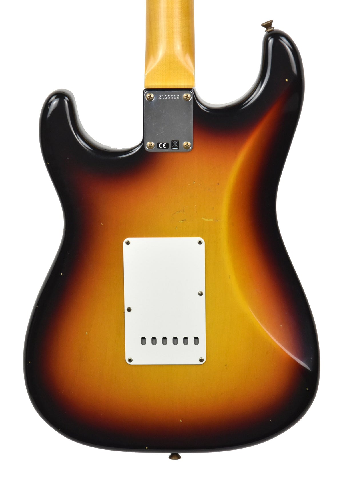 Fender Custom Shop 63 Stratocaster Journeyman Relic Chocolate Three Tone Sunburst R109960