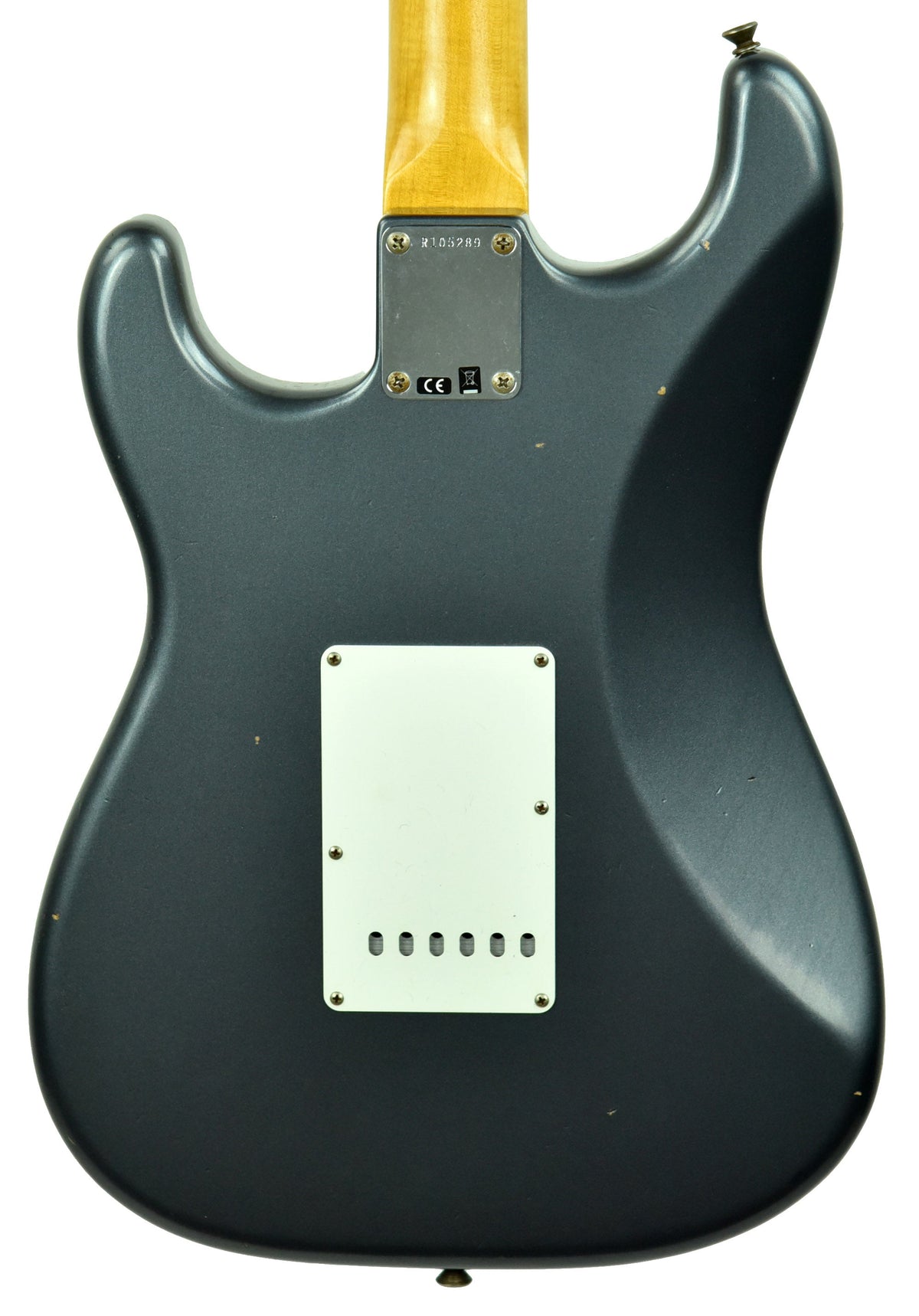 Fender Custom Shop 63 Stratocaster Journeyman Relic in Charcoal Frost Metallic R105289