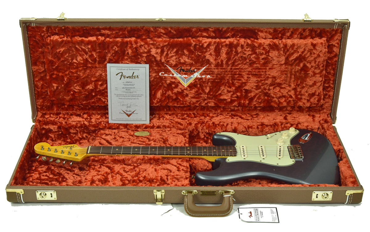 Fender Custom Shop 63 Stratocaster Journeyman Relic in Charcoal Frost Metallic R105205