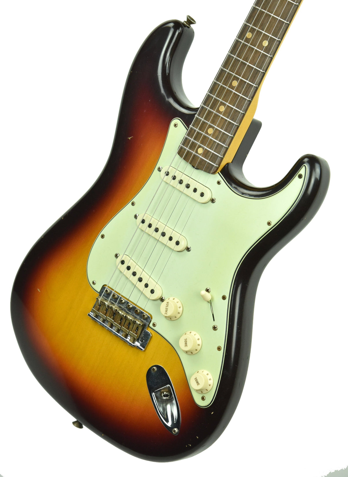 Fender Custom Shop 63 Stratocaster Journeyman Relic in Chocolate 3 Tone Sunburst R105333