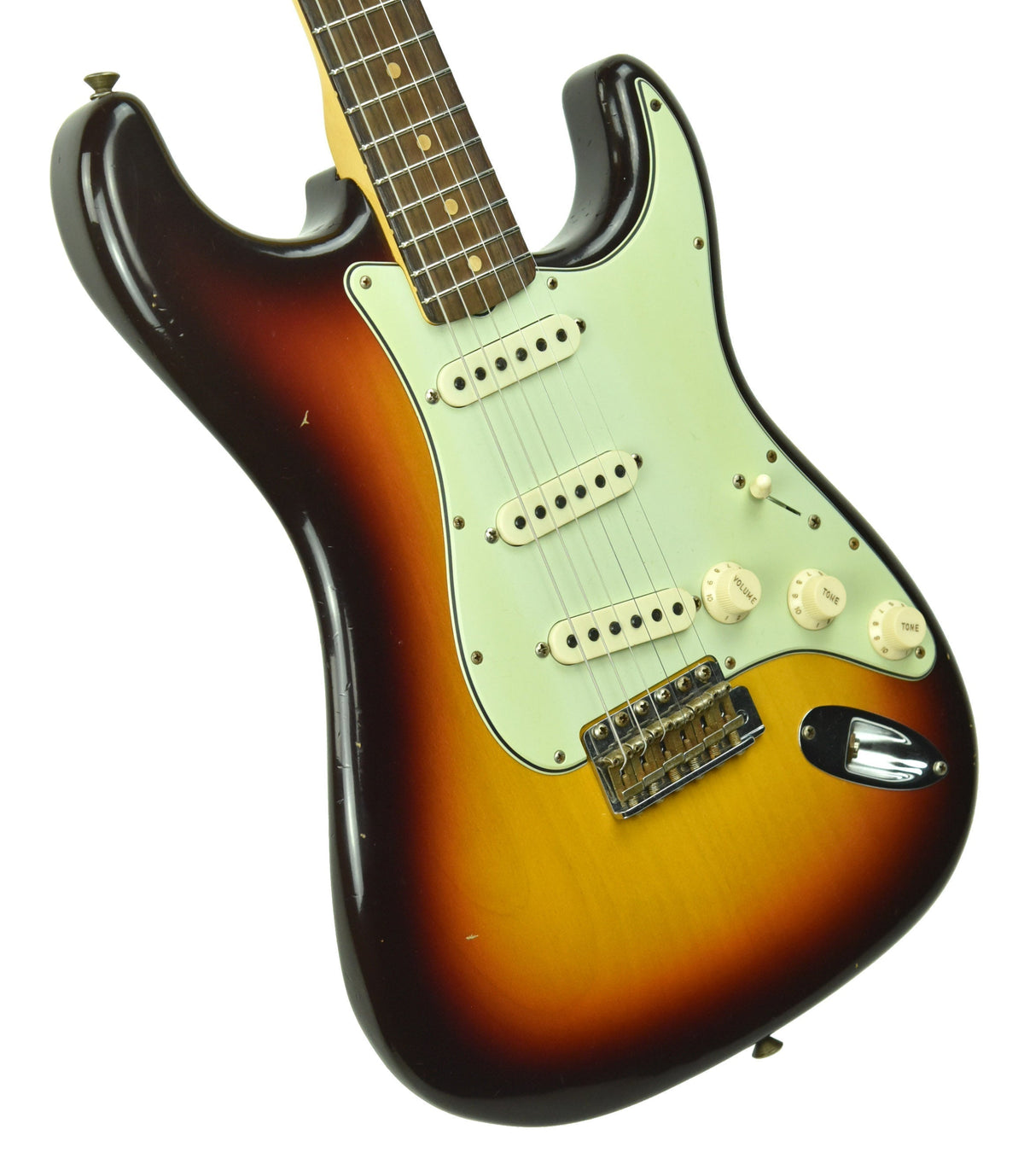 Fender Custom Shop 63 Stratocaster Journeyman Relic in Chocolate 3 Tone Sunburst R105333