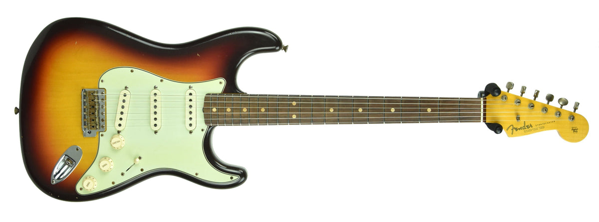 Fender Custom Shop 63 Stratocaster Journeyman Relic in Chocolate 3 Tone Sunburst R105333