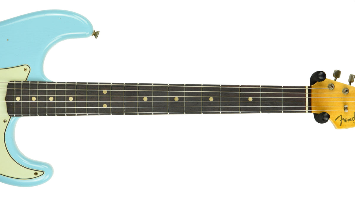 Fender Custom Shop 63 Stratocaster Journeyman Relic in Daphne Blue R107926