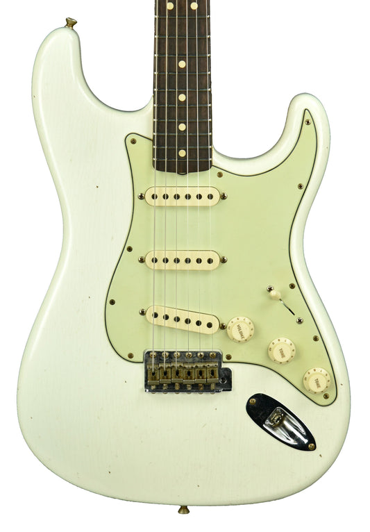 Fender Custom Shop 1963 Stratocaster Relic in Aged Olympic White R107946