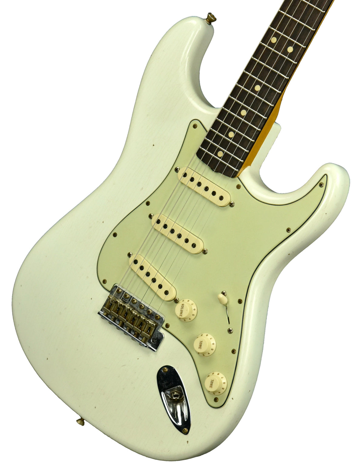 Fender Custom Shop 1963 Stratocaster Relic in Aged Olympic White R107946