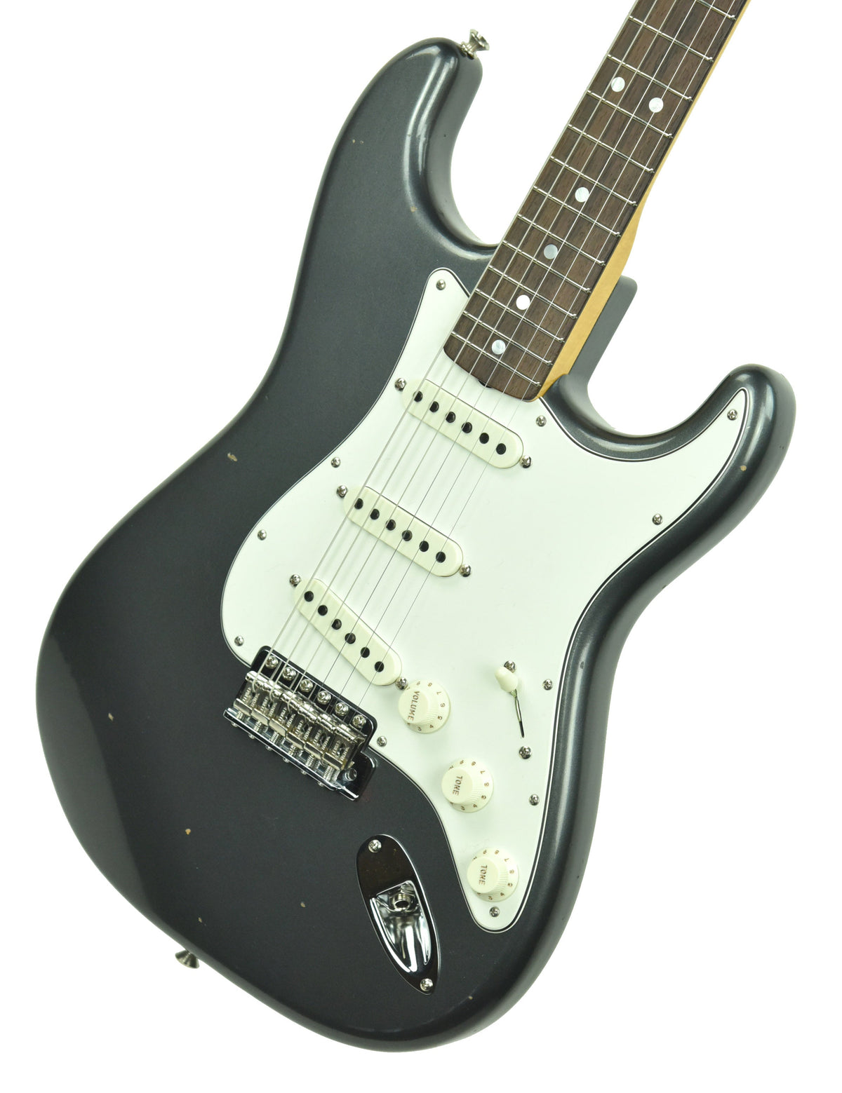 Fender Custom Shop 65 Stratocaster Journeyman Relic in Charcoal Frost Metallic CZ544964