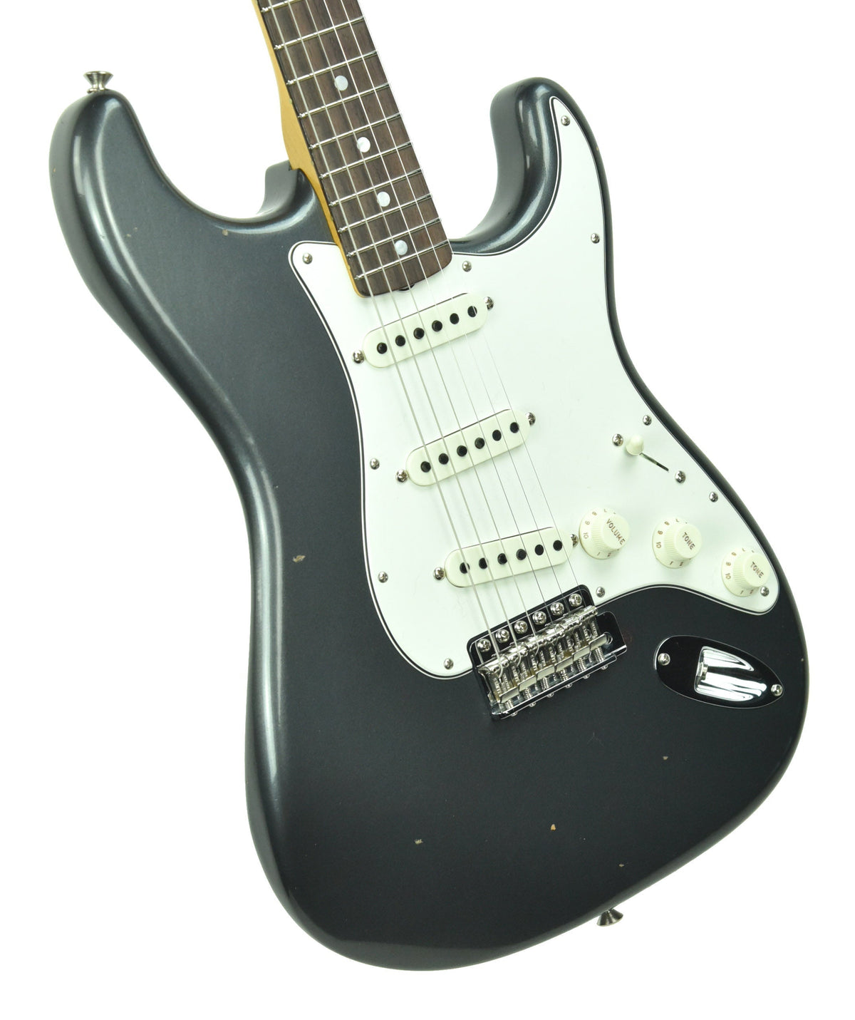 Fender Custom Shop 65 Stratocaster Journeyman Relic in Charcoal Frost Metallic CZ544964